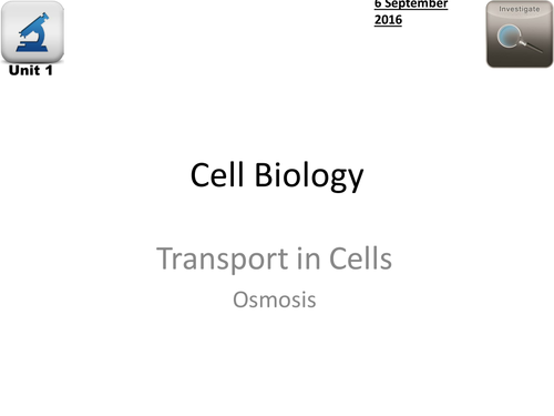 AQA Biology - L10 Osmosis