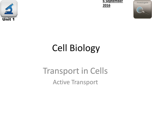AQA Biology - L11 Active Transport