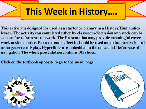 This Week in History