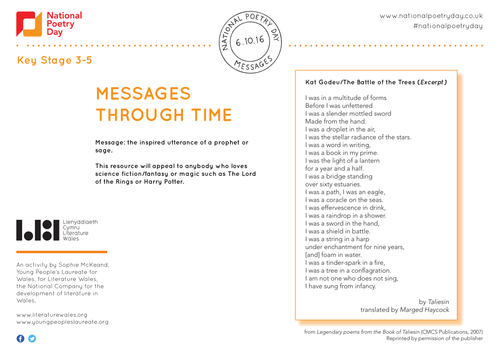 National Poetry Day 2016 - 