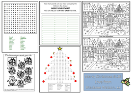 Christmas puzzles | Teaching Resources