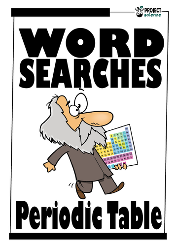 periodic table word searches teaching resources