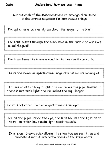 Year 6 Light Planning and Resources | Teaching Resources