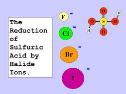 AQA A-level / AS Halide ions (their redox reactions with sulfuric acid ...