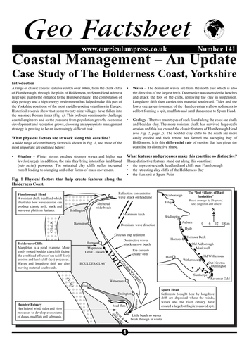 case study the holderness coastline