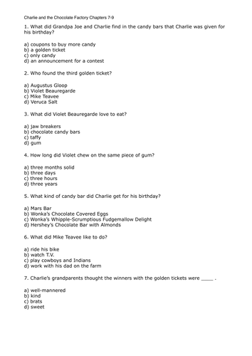 charlie-and-the-chocolate-factory-multiple-choice-comprehension-teaching-resources