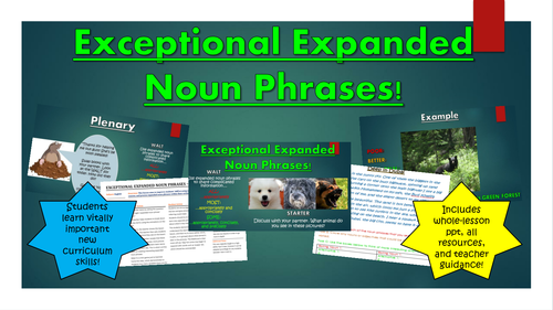 Exceptional Expanded Noun Phrases!
