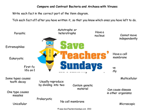 Bacteria and Viruses KS2 Lesson Plan, Information Text and Worksheet