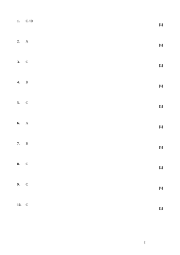 A-Level Biology B - Topic 8 - Orgins of Genetics End of Topic 91����t