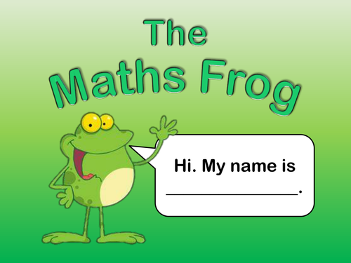 Maths Frog. Subtraction by addition activity. | Teaching Resources