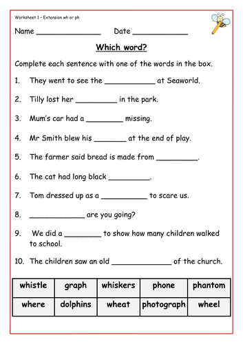 Digraphs Ph and Wh Presentations, Lesson Plans, Activities, Audio ...