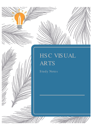 HSC Visual Arts Revision Notes