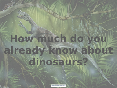 dinosaurs and fossils ks2
