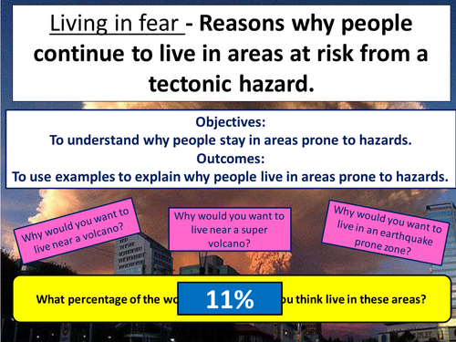 AQA NEW SPEC- Challenge of Natural Hazards. 18 lessons