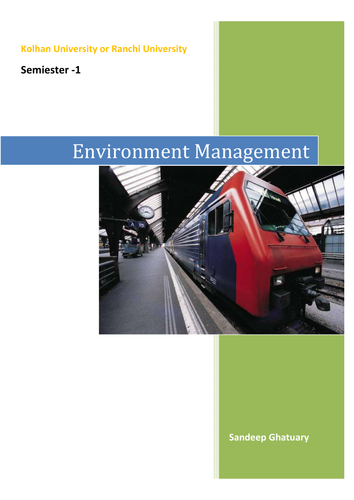 Environmental Management notes | Teaching Resources