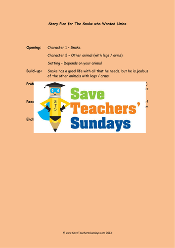 Writing a Fable as a Play Lesson Plan and Resources (2) | Teaching