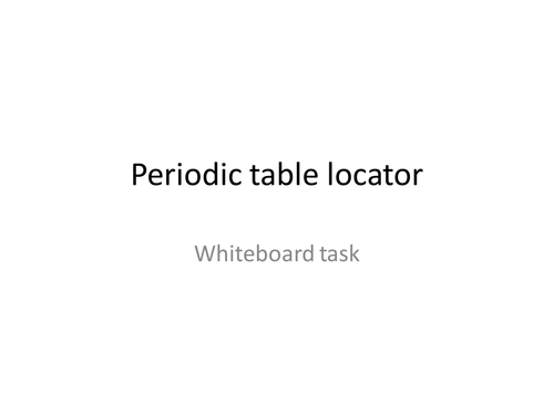 Edexcel 9-1 CC4b Atomic number and the periodic table & CC4c Connections with the periodic table