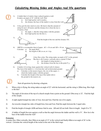 SOHCAHTOA - 5 lessons | Teaching Resources