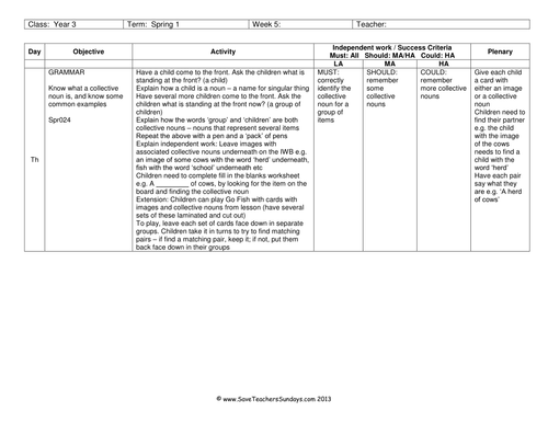 collective-nouns-lesson-plan-worksheets-and-plenary-activity