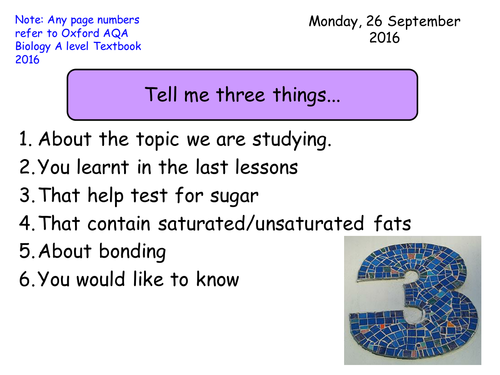 Section 1. Biological Molecules. 1.6 Proteins NEW Year 12 biology specification