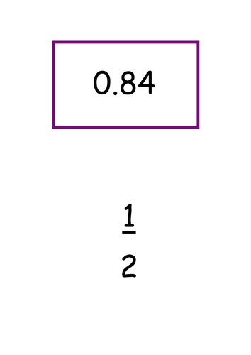 Fractions and Decimal equivalents - Treasure Hunt Game