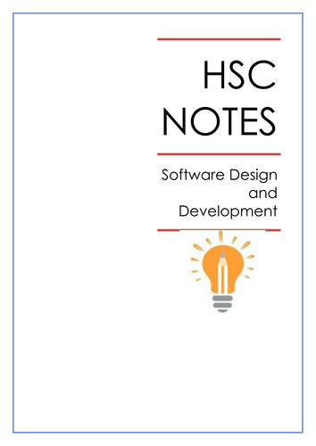 HSC Software Design and Development Notes