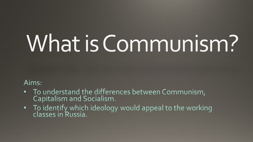 what-is-communism-teaching-resources
