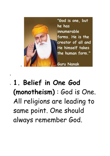KS3 - RS - Sikhism (9 Lessons) Complete Resources [23 Files] | Teaching ...