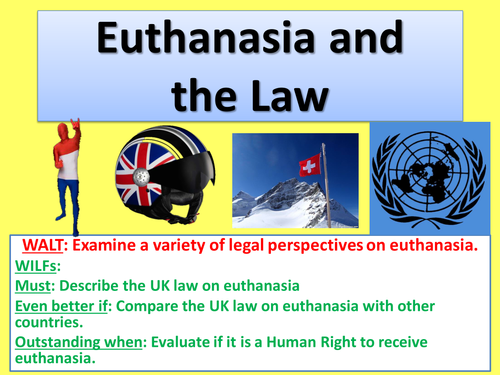 Non Religious Views On Euthanasia Teaching Resources