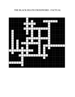 Black Death Crosswords Teaching Resources