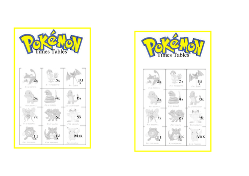 pokemon-times-tables-teaching-resources