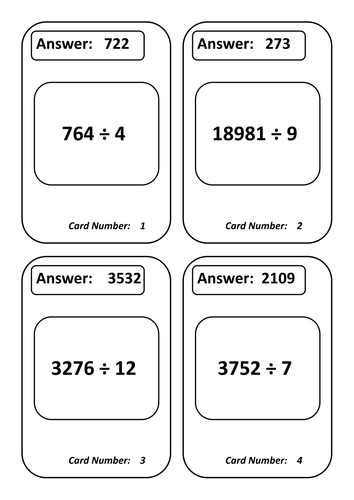 Division Treasure Hunt Activity