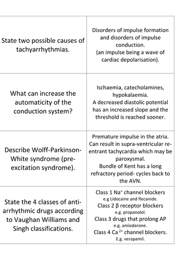 Heart Health 3 Arrhythmia treatments Flashcards