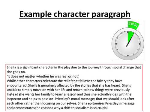 An Inspector Calls New specificion 9-1 GCSE revison activities context character theme