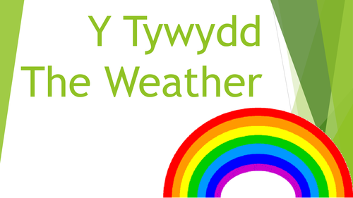 Sut mae'r tywydd heddiw? - Powerpoint