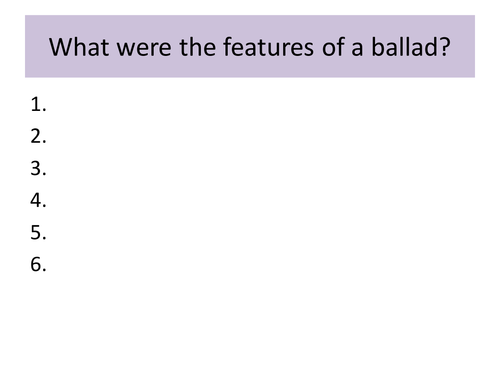 Ballads KS3 low ability differentiated resources Hillsborough Charlotte ...