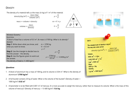 Density Calculations Worksheet Answer Key - Worksheet List