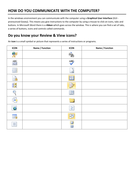 microsoft word icon worksheet teaching resources