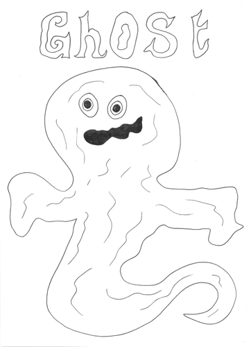 Halloween Alphabet: Ghost