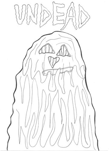 Halloween: Undead Colouring Sheet