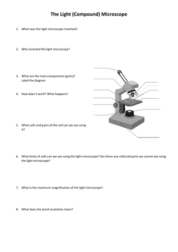 KS4 AQA New 2016 B1 Microscopes and magnification | Teaching Resources