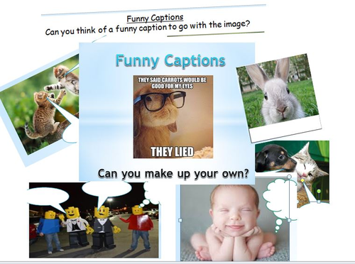 Funny Captions and Word Quizzes Starter Pack