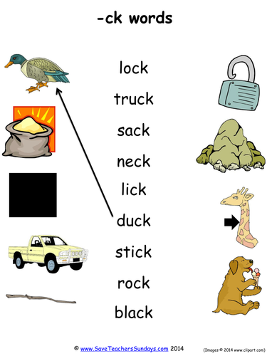 Ck Phonics Worksheets, Activities, Flash Cards and Other Teaching ...