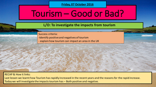 GCSE Tourism Whole Unit/Scheme of work