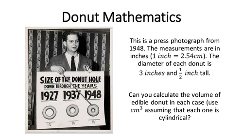 Donut Mathematics | Teaching Resources