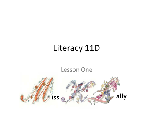 Never Let Me Go Literacy Lesson