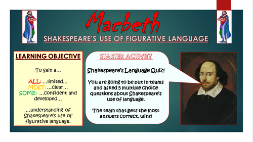 Macbeth: Shakespeare's Figurative Language!