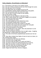 Simile, Metaphor, Personification, Alliteration: quiz and ...