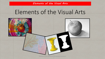 Elements of the Visual Arts presentation with worksheets | Teaching ...