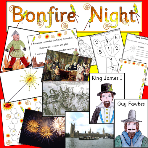 Bonfire Night activity and display pack- Guy Fawkes, Autumn- Assembly